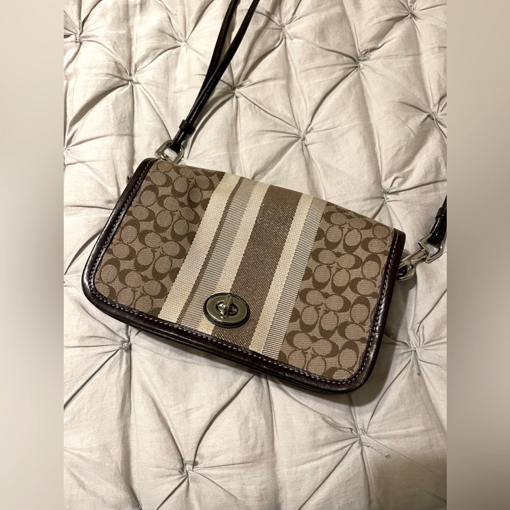 Brown Coach Crossbody